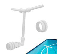 Fontana Per Piscina - Fontana Con Irrigatore Regolabile A 360°, Accessori A Doppio Getto Per Piscine Fuori Terra/interrate, FontanaPer Irrigazione Piscina, Ideale Per Rinfrescarsi E Rilassarsi