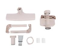 Fontana per Piscina Irrigatore a Cascata Regolabile in PVC per Piscine Fuori Terra Raffreddamento Rilassante 31,5x45 cm 9 Pezzi