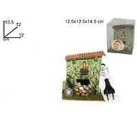 FONTANA PER PRESEPE FUNZIONA ELETTRICAMENTE 220 VOLT - STATUINE PRESEPE PASTORI MESTIERI PRESEPE NATALE ADATTO A CHI REALIZZA PRESEPI ANCHE DA RIVENDERE 8060