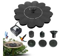 Fontana Per Uccelli Ad Energia Solare - Vasca Per Uccelli Ad Energia Solare | Vasca per con Cascata per Esterni Giardino Terrazzo Patio Cortile