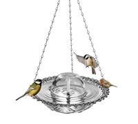 Fontana per Uccelli da Giardino Acqua Chiara Elettrica Decorativa | con Pompa Acqua per Cortile Balcone Prato
