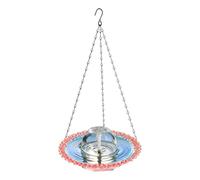 Fontana per Uccelli da Giardino Vasca per Acqua Chiara Antiruggine | Pompa per Fontana da Giardino per Cortile Ingresso Terrazzo Balcone Prato