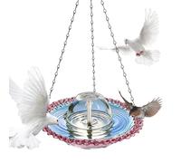 Fontana per Uccelli da Giardino Vasca per Acqua Chiara Antiruggine | Pompa per Fontana da Giardino per Cortile Balcone Prato Terrazzo