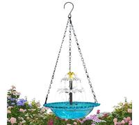 Fontana per Vasca da Bagno per Uccelli - estetica a Cascata d'Acqua Solare Grande da Giardino all'aperto Cortile Cortile Balcone Decorazione per Piscina, Stazione 'Acqua per