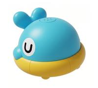 Fontana per vasca da bagno, simpatico giocattolo da bagno a forma di balena con luci soffuse, giocattoli da bagnetto per bambini a spruzzo automatico, giocattoli ricaricabili per piscina per bam