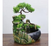 Fontana scrivania con Pompa Rocaille Acqua Fontane con la Luce Per La Casa