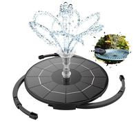 Fontana solare 3,5 W con 12 ugelli, pompa solare per laghetto esterno giardino