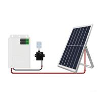 Fontana solare con batteria di riserva, aeratore veloce per stagno ad energia solare, per ossigenatore e circolazione dell'acqua da giardino, kit di filtri per stagni all'aperto (9 V, 10 W, 2600 mAH)