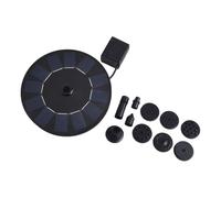 Fontana solare da giardino piccolo laghetto 7V/1W design galleggiante diametro 1