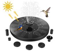 Fontana Solare da Giardino Pompa Solare per Fontana da Esterno Kit Pompa per