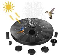 Fontana Solare Da Giardino, Pompa Solare per Fontana, Da Esterno Kit Pompa per F