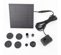 Fontana Solare Galleggiante 180 L/H per Laghetto Giardino 4 Ugelli