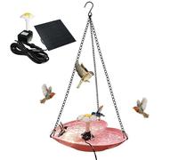 Fontana solare per | Forma di cuore d'amore artistico appeso per esterni con pompa dell'acqua: per esterni attira i e per recinzioni BALC