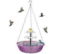 Fontana solare per vaschetta per uccelli, 24 x 6,5 cm, decorazione da giardino, vaschetta per uccelli, per abbellire l'atmosfera del giardino, per patio, cortile, birder, balcone, terrazza, cortile