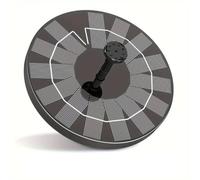 Fontana Solare/Pompa d'Acqua Solare Galleggiante, con Ugello a Ddoppio Strato, 10 Stili di spruzzatura, per Bagno per Uccelli, Laghetto, Acquario, Giardino | FONTANA