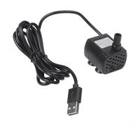 Fontana sommergibile alimentata tramite USB per laghetti da giardino, acquari e vasche per uccelli, portata 200 l/h, altezza di spruzzo 30-60 cm, funzionamento silenzioso, PET-Lamina