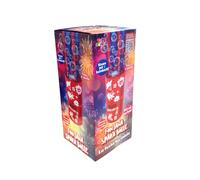 Fontana Spara Bolle per feste, compleanni, eventi con Luci e Suoni - Effetto Fuochi d'Artificio, con 80 ml di liquido - Giocattolo per Bambini