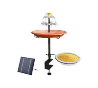 Fontana staccabile ad azionamento solare del bagno dell'uccello con i flussi d'acqua automatici per la decorazione del giardino all'aperto uccello che attira la fontana solare
