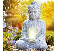 Fontana Zen Feng Shui Buddha Interni | Con luci che si accendono al calar della sera