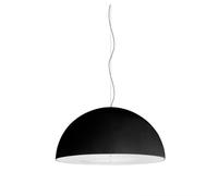 FontanaArte Avico Lampada a Sospensione - design Charles Williams Media Nero Disco di chiusura ø 90 x max 30/50 cm