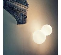 FontanaArte Bruco lampada a parete, E14, F353845100BINE, Bruco [Lampade per Interni > Lampade a Parete]