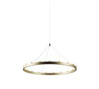 FontanaArte Chandelier Lampada a Sospensione - design David Chipperfield Oro/bianco Piccola