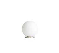FontanaArte Pallina Lampada da Tavolo Nichel lucido