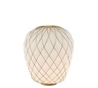 FontanaArte Pinecone Lampada da Tavolo - Promo Grande Bianco oro