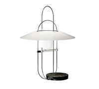 FontanaArte Setareh Lampada da Tavolo - design Francesco Librizzi Nero lucido bianco