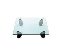 FontanaArte Tavolino con Ruote 100x100x25