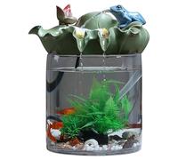 Fontane a Cascata da Tavolo Piccola fontana d'acqua, mobile TV for la casa, decorazione paesaggistica, soggiorno, ufficio, scrivania, decorazione della fortuna Fontana per Gatti da Interno