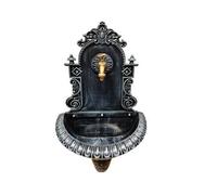 FONTANA IN GHISA ZEUS 43x23xh76 CM DA ESTERNO PARETE MURO APPENDERE SOSPESA