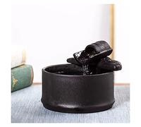 Fontane Da Tavolo Fontana Da Tavolo In Ceramica Con Funzione Zen Feng Shui Fontana Da Tavolo, Design In Finto Bambù, Per Interni Ed Esterni Decorazione Per La Casa Tavolo Scrivania Ufficio, Alta 5, N