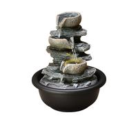 Fontane d'acqua per interni illuminate da meditazione per ufficio