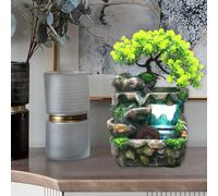Fontane d'acqua per interni Rockery Decorativo Home Office Artigianato Zen