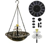 Fontane Per Il Bagno Degli | Con Irrigatore A Pompa | Bagno Per Con Fontana Solare | Appeso A Cascata Per Giardino Esterno, Cortile, Patio, Portico, Ponte, Percorso, Alimentazio