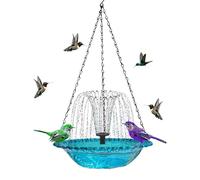 Fontane per uccelli,Alimentatore solare a cascata | Fontana esterna a cascata - Per giardino cortile balcone giardinieri osservazione ornitologia paesaggio paesaggistico