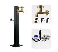 Fontanella a Colonna, Rubinetto esterno, leva dell'acqua semplice con un forte tocco decorativo, cotone isolante termico ispessito(Quadrato8)