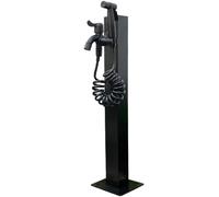 Fontanella a Colonna, Rubinetto esterno, leva dell'acqua semplice con un forte tocco decorativo, cotone isolante termico ispessito(Quadrato1)