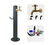 Fontanella a Colonna, Rubinetto esterno, leva dell'acqua semplice con un forte tocco decorativo, cotone isolante termico ispessito(Esagono4)