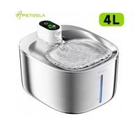 Fontanella automatica 4L per gatti e cani dispenser d'acqua wireless con sensore