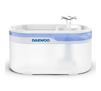 Fontanella automatica Daewoo D-WF116 da 2,6 l con filtro universale al carbone attivo in silicone blu/bianco ABS