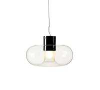 Fontanella Lampadario Grande Cromo/ Nero
