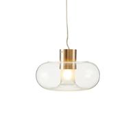 Fontanella Lampadario Grande Ottone