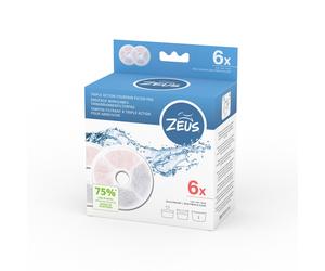 Fontanella paraschizzi Zeus Fresh & Clear - Accessori: Filtro a tripla azione senza cornice (6 pz)