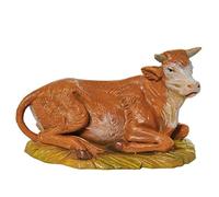 Fontanini Bue Seduto 12CM Statuetta in Resina STATUINA PRESEPE