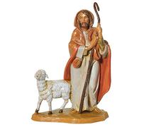 FONTANINI Buon Pastore 12CM in Resina Statuetta PRESEPE