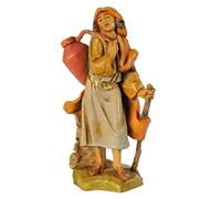 Fontanini Pastore con Cane 6,5CM in Resina STATUINA PRESEPE (F-261)