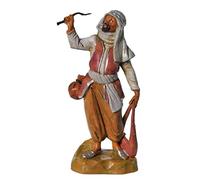 Fontanini Pastore con FRUSTINO 12CM in Resina STATUINA PRESEPE (F-152)