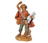 Fontanini Pastore con Pecora 12CM STATUINA in Resina per PRESEPE (F-83)